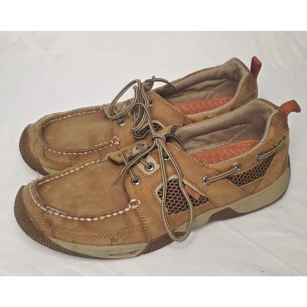 Sperry Men's Size 11 M  (10528695) Sea Kite Sport Moc Boat Brown Shoes
